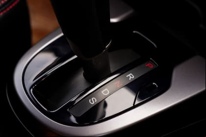 Close up automatic gearbox , Automatic transmission gearshift