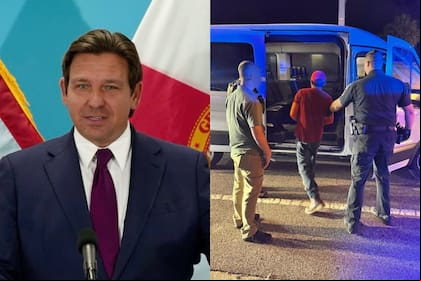 El gobernador de Florida, Ron DeSantis, celebró un operativo de la Patrulla de Carreteras del estado y envió un mensaje a la comunidad migrante