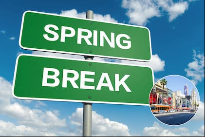 Los estudiantes de California tendrán su Spring Break en marzo o abril este 2025