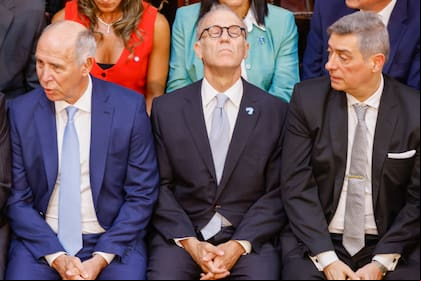 Ricardo Lorenzetti, Carlos Rosenkrantz y Horacio Rosatti, los tres integrantes de la Corte Suprema